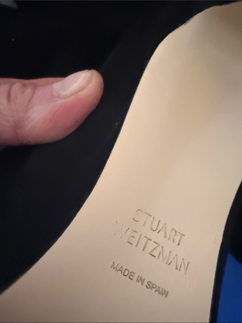Stuart Weitzman Classic Black Suede Heeled Boots NEW - Picture 8 of 12